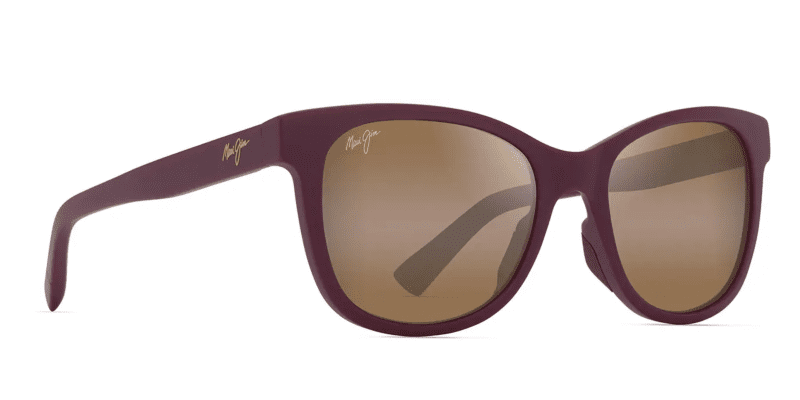 MauiJimKiopa a671SunglassesMatteCylamenwithHCLBronzelensescorner