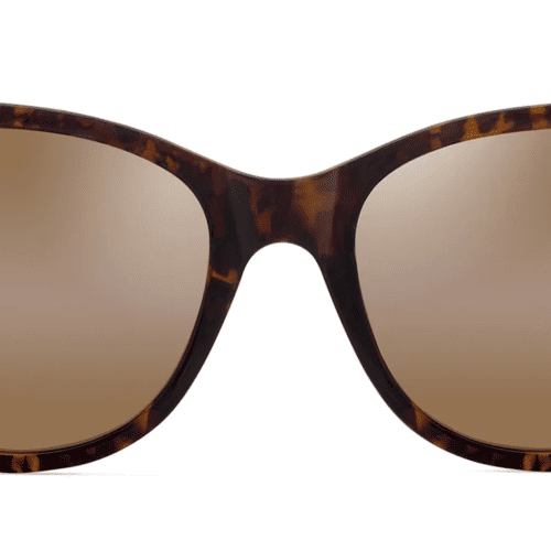 MauiJimKiopa a671SunglassesMatteDarkHavanawithHCLBronzelensesfront