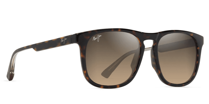 MauiJimKupa a641SunglassesShinyDarkHavanaTransYellowwithHCLBronzecorner