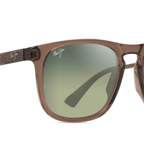 MauiJimKupa a641SunglassesShinyTransLightBrownwithMauiHTLensescorner