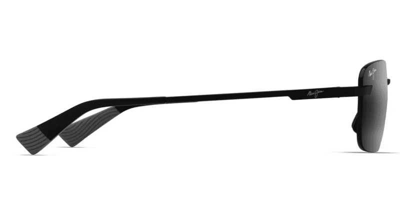 MauiJimLanakila624SunglassesMatteBlackGreyGreySide