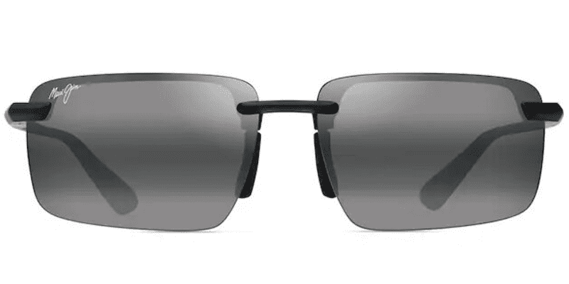 MauiJimLaulimaSunglassesBlackNeutralGreyFront