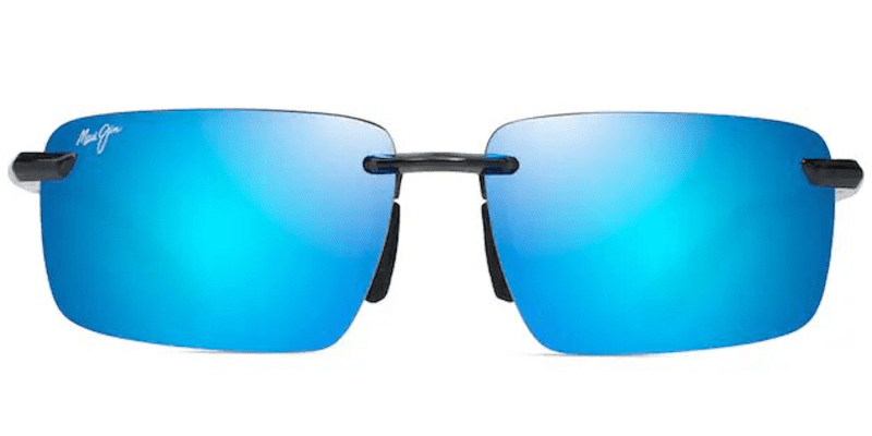 MauiJimLaulimaSunglassesDarkGreyBlueHawaiiFront