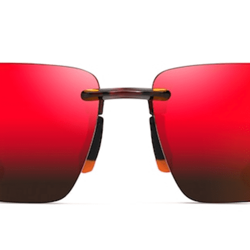 MauiJimLaulimaSunglassesRedHavanaHawaiiLavaFront