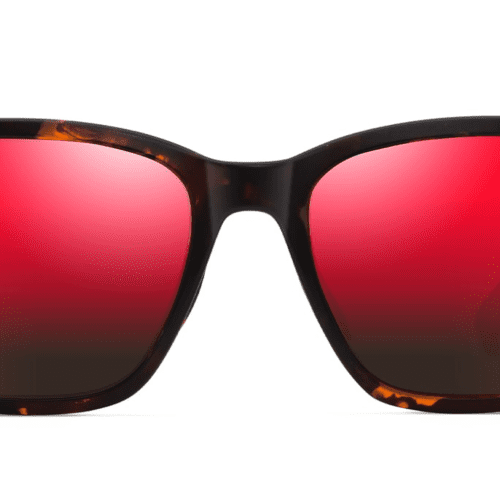 MauiJimLehiwa648Sunglasses MatteDarkHavanawithHawaiiLavalensesFront