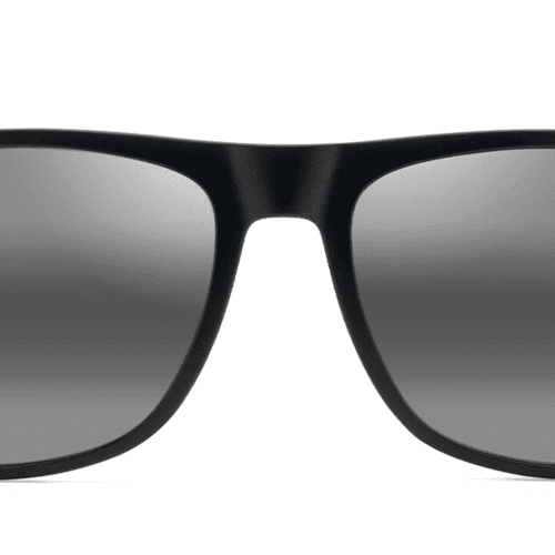 MauiJimMakamae619SunglassesMatteBlackwithNeutralGreylensesfront