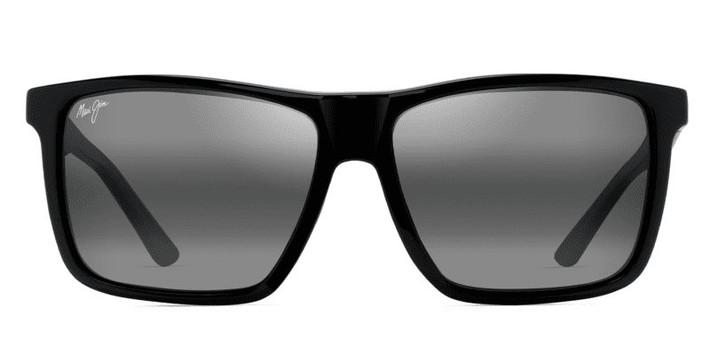 MauiJimMamalu610BlackGlossSunglasseswithNeutralGreyfront