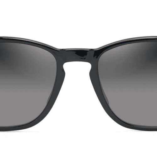 MauiJimMana Olana623SunglassesShinyBlackwithGunmetalwithNeutralGreyfront