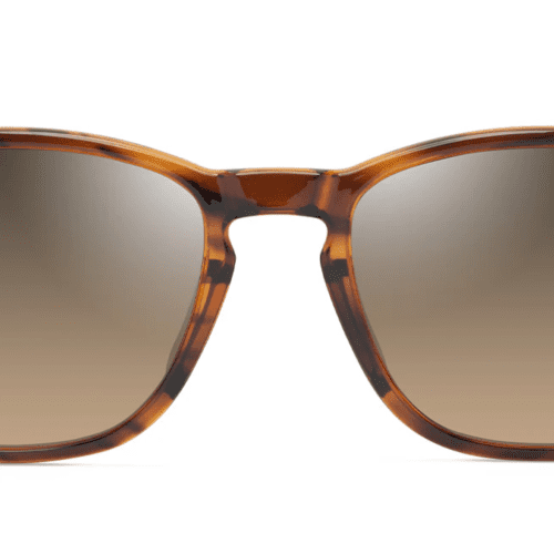 MauiJimMana Olana623SunglassesShinyDarkHavanaGoldwithHCLBronzefront