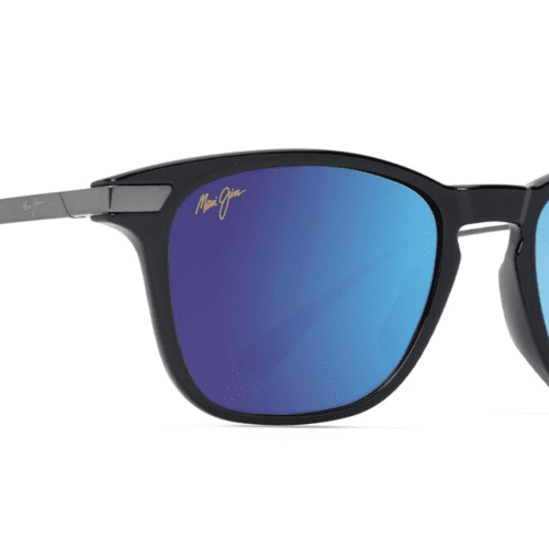 MauiJimMana olana623Sunglassesblackwithbluehawaiicustom