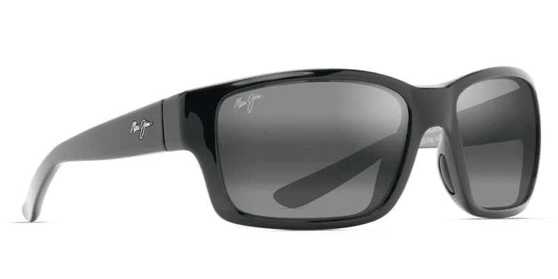 MauiJimMangroves604SunglassesBlackGlosswithNeutralGreyLensescorner