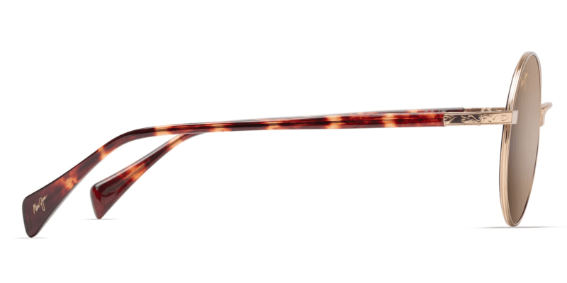 MauiJimMokupuni888SunglassesGoldwithHCLBronzeLensesside