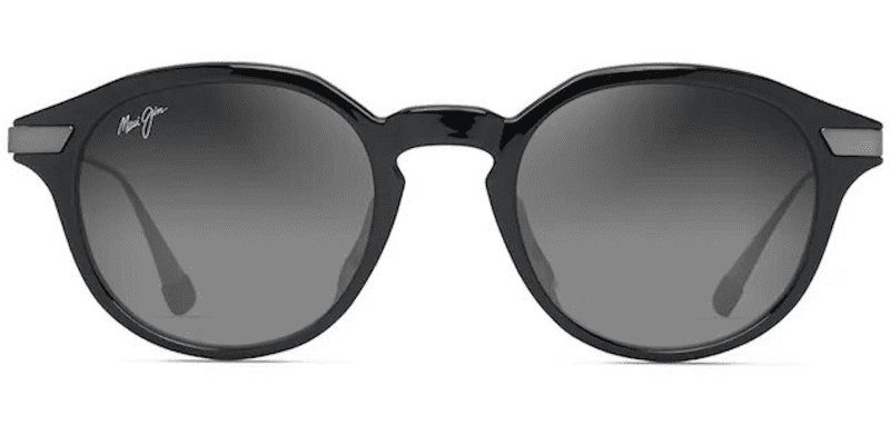 MauiJimMomiSunglassesBlackNeutralGreyFront