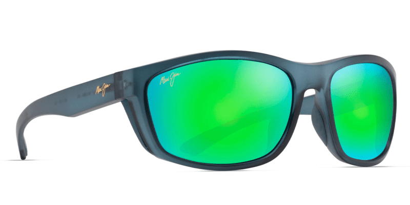 MauiJimNU ULANDING869SunglassesMatteTealwithMauiGreenlensescorner