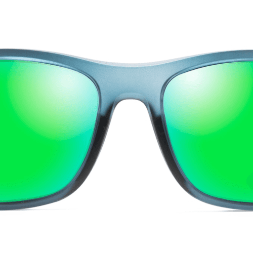 MauiJimNU ULANDING869SunglassesMatteTealwithMauiGreenlensesfront