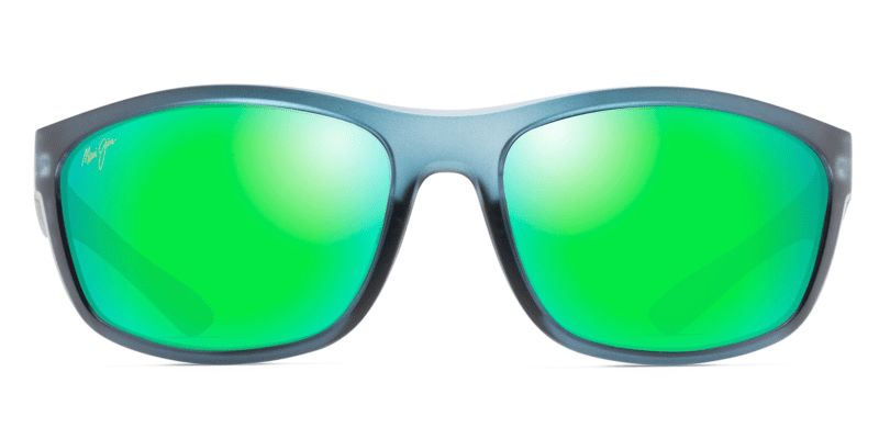 MauiJimNU ULANDING869SunglassesMatteTealwithMauiGreenlensesfront