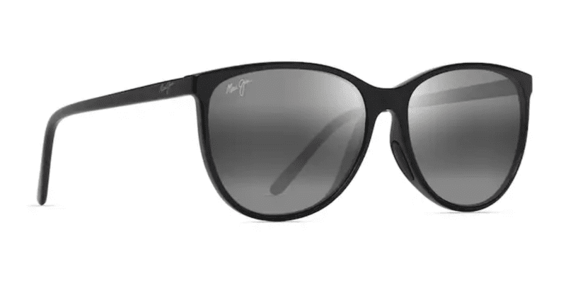 MauiJimOcean723SunglassesShinyBlackNeutralGreyCorner