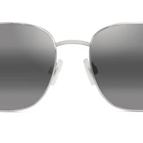 MauiJimOlaliAF657SunglassesShinySilverwithBlackNeutralGreyFront