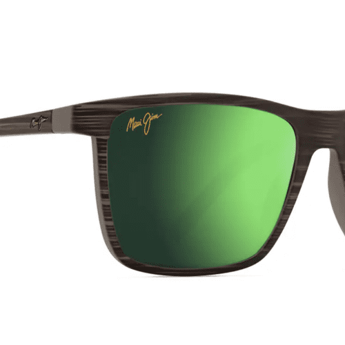 MauiJimOneWayCustomSunglassesBrownwithMauigreen