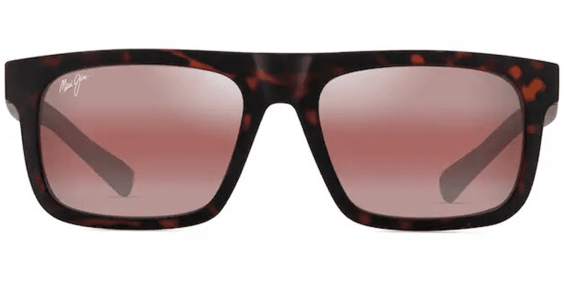 MauiJimOpioSunglassesDarkHavanaMauiRoseFront