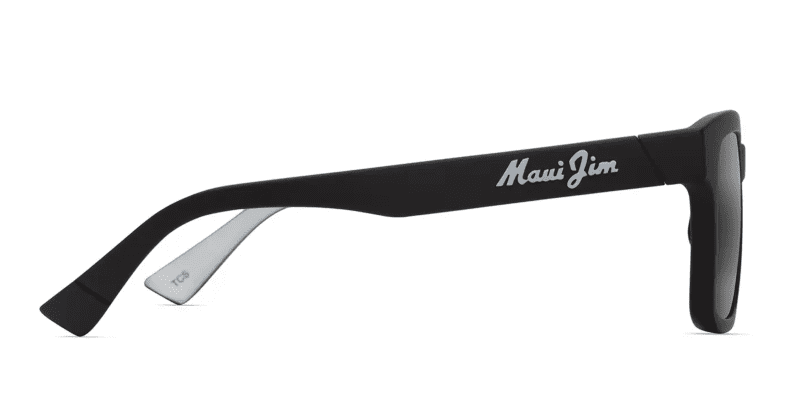 MauiJimOpiopioAsianFit659SunglassesMatteBlackwGradNeutralGreySide