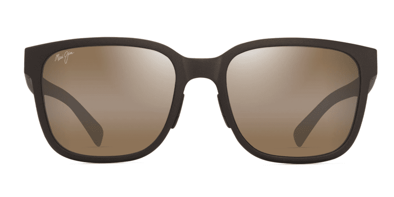 MauiJimPauele660AsianFitSunglasssesMatteBrownwithHCLBronzeLensesfront