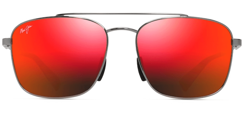 MauiJimPiwaiAFSunglassesRutheniumHawaiiLavaFront