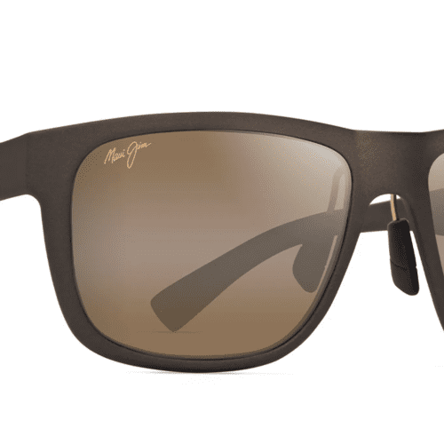 MauiJimPuakea670SunglasssesMatteBrownwithHCLBronzeLenses