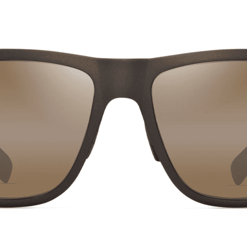 MauiJimPuakea670SunglasssesMatteBrownwithHCLBronzeLensesfront