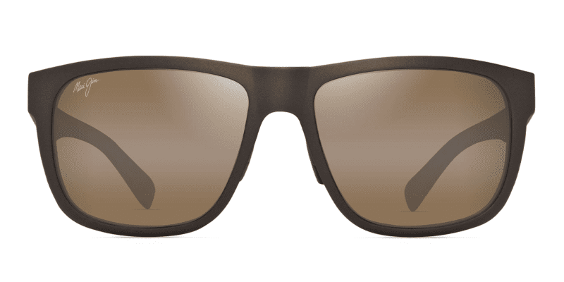 MauiJimPuakea670SunglasssesMatteBrownwithHCLBronzeLensesfront