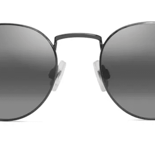 MauiJimPukaua667SunglassesShinyDkRutheniumNeutralGreyFront