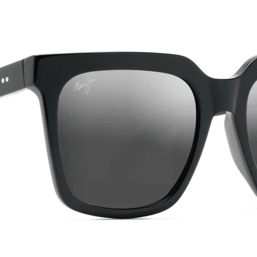 MauiJimRooftop898SunglassesBlackwithCrystalwithDualMirrorSilvertoBlack