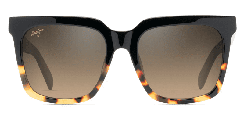 MauiJimRooftop898SunglassesBlackwithTortoisewithHCLBronzefront