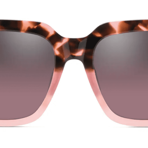 MauiJimRooftop898SunglassesPinkTortoisewithPinkandMauiRoseLensesFront