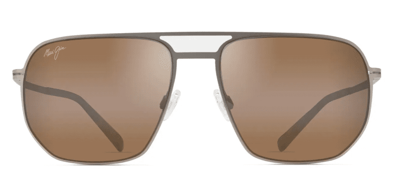 MauiJimShark sCove605SunglassesSatinSepiawithHCLBronzefront