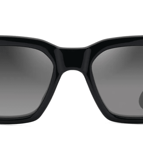 MauiJimShinyBlackKenui642SunglasseswithNeutralGreylensesFront