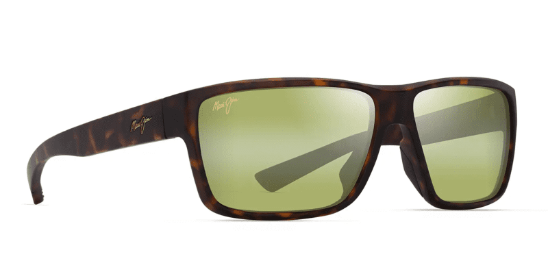 MauiJimUila661SunglassesMatteDarkHavanablackwithHTlensescorner