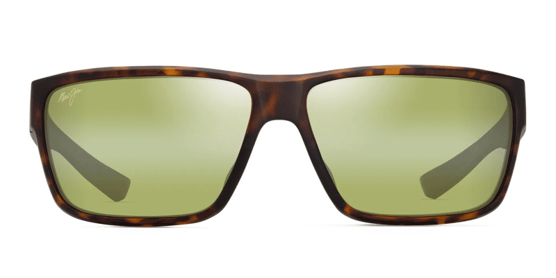 MauiJimUila661SunglassesMatteDarkHavanablackwithHTlensesfront