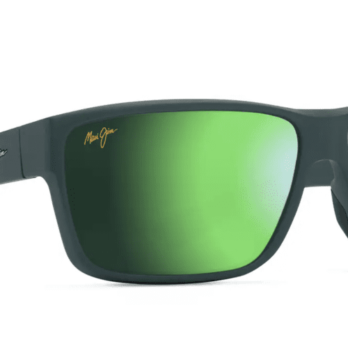 MauiJimUila661SunglassesMatteDarkMilitaryGreenwithMauiGreenlenses custom