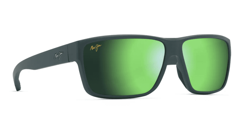 MauiJimUila661SunglassesMatteDarkMilitaryGreenwithMauiGreenlenses custom