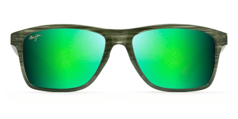 MauiJimonshoreSunglasssesOliveStripeFadefront