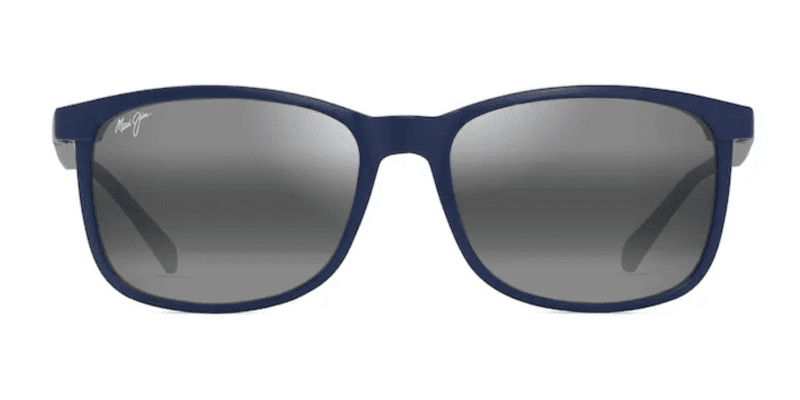 Maui Jim Hulili 672 Sunglasses Matte Blue Neutral Grey Front