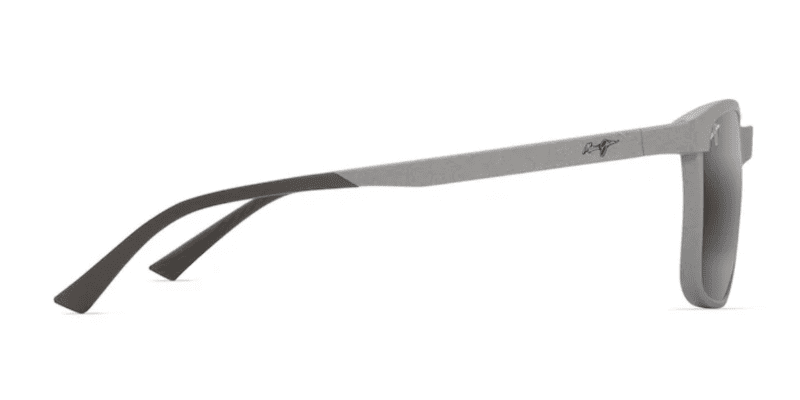 Maui Jim Hulili 672 Sunglasses Matte Grey Neutral Grey Side