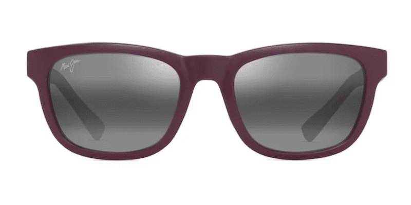 Maui Jim Kapii 617 Sunglasses Matte Cyclamen Neutral Grey Front