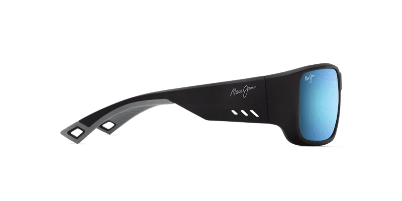 Maui Jim Keha Matte Black Blue Hawaii Side