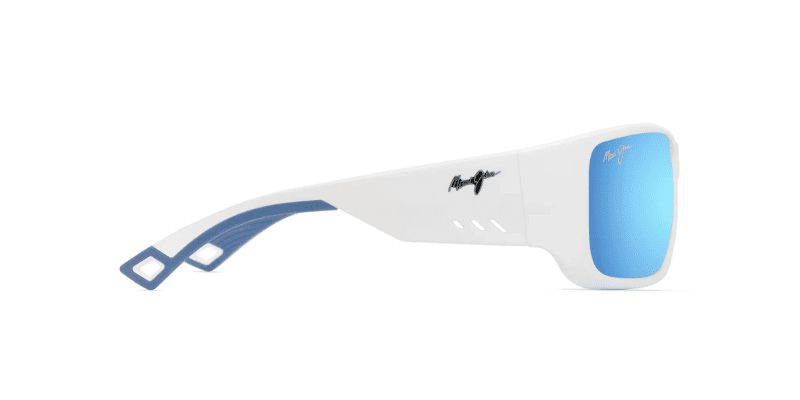 Maui Jim Keha Matte White Blue Hawaii Side