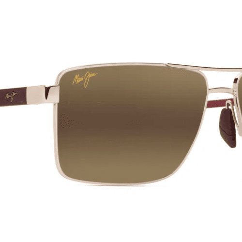 Maui Jim Piha Sunglasses Custom Shiny Gold with HCL Bronze