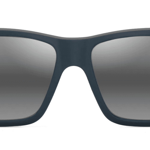 MauijimKa olu614SunglassesMatteBluewithNeutralgreylensesfront