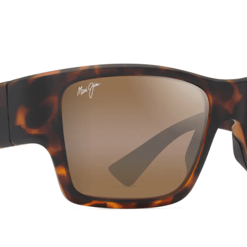 MauijimKa olu614SunglassesMatteDarkHavanawithHCLbronzelensescorner