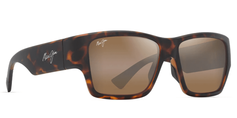 MauijimKa olu614SunglassesMatteDarkHavanawithHCLbronzelensescorner